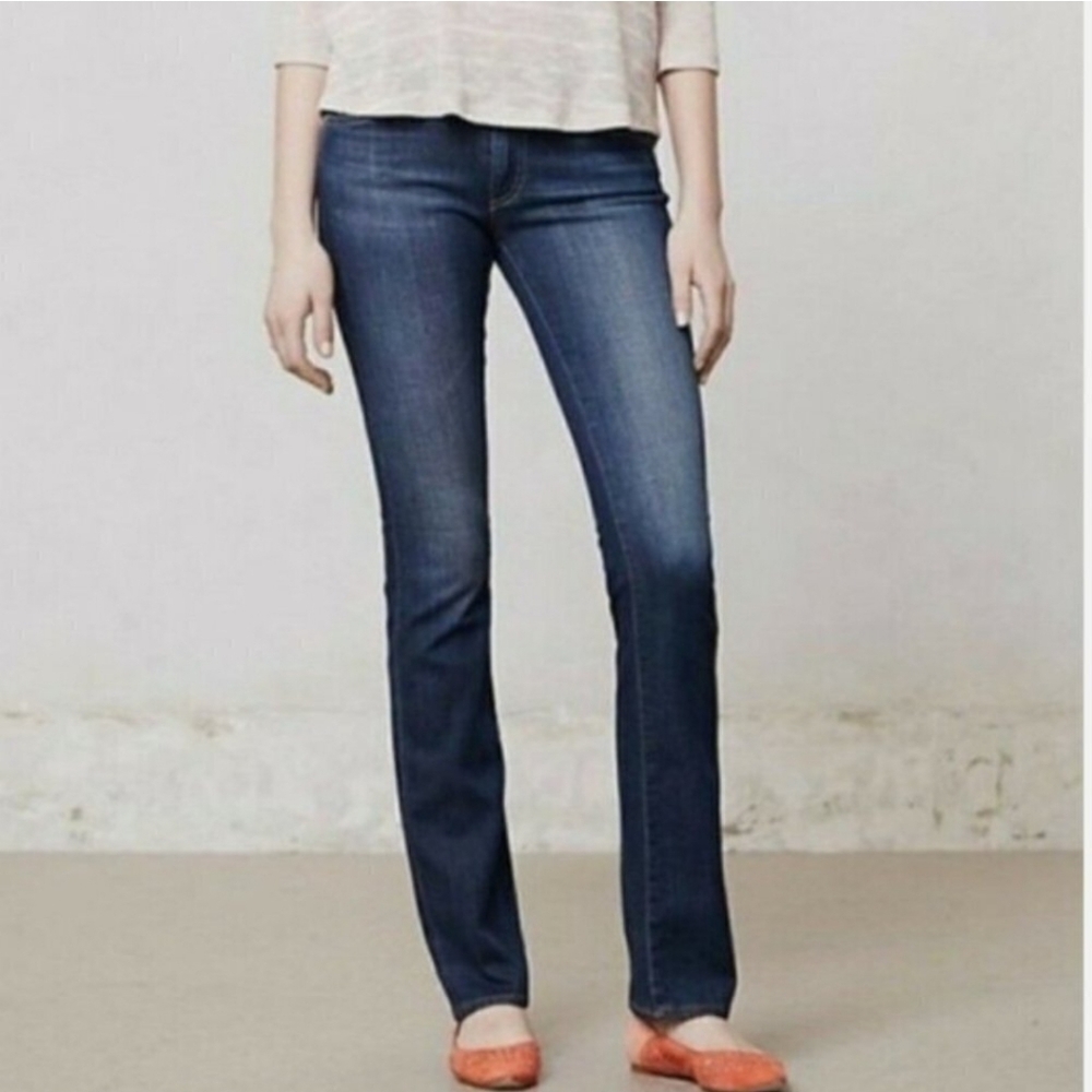 AG Adriano Goldschmied Women's Blue Boot Cut Jeans